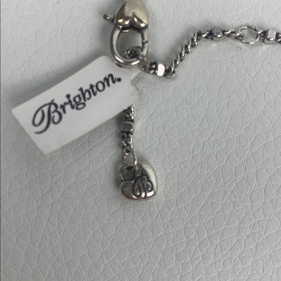 Brighton Silver Marquise Pendant Necklace New NWT - Picture 9 of 12